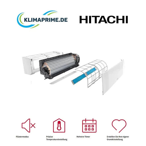 HITACHI Klimaanlage - Set AirHome 400 - R32 - included Wi-Fi