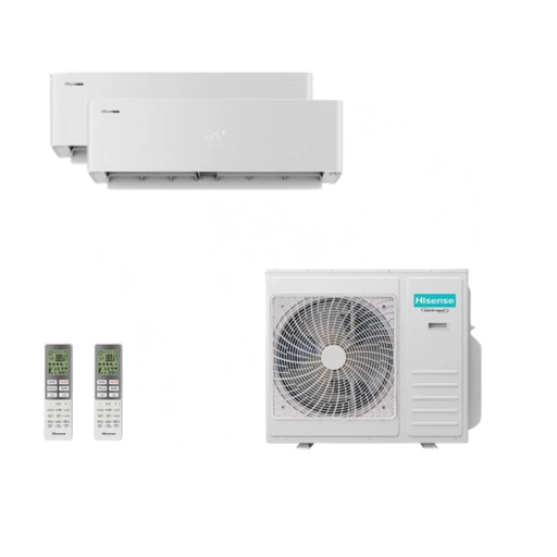 Hisense Energy Pro X weiss Multisplit Klimaanlage für 2 Räume