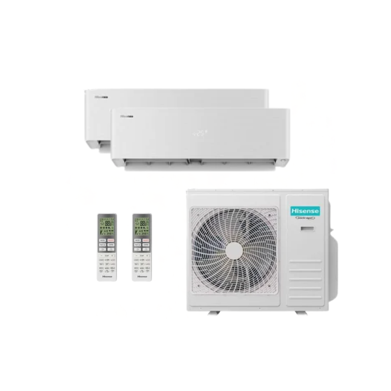 Hisense Energy Pro X Weiß Multisplit Klimaanlage für 2 Räume