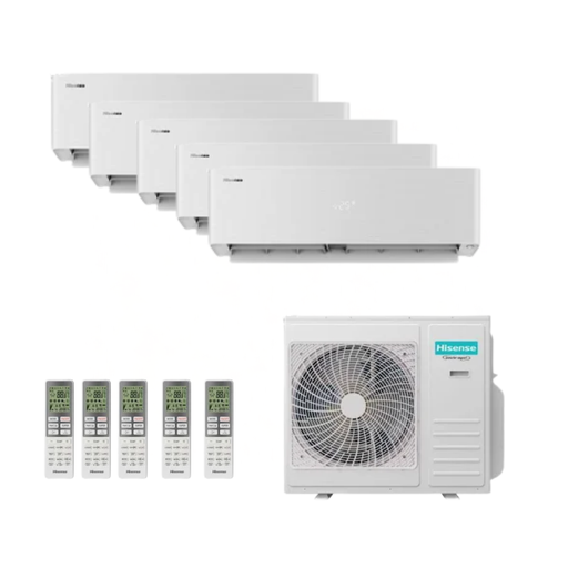 Hisense Energy Pro X weiss Multisplit Klimaanlage für 5 Räume