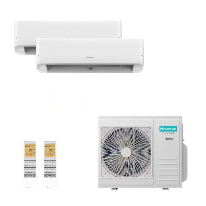Hisense Expert Comfort Multisplit Klimaanlage für 2 Räume