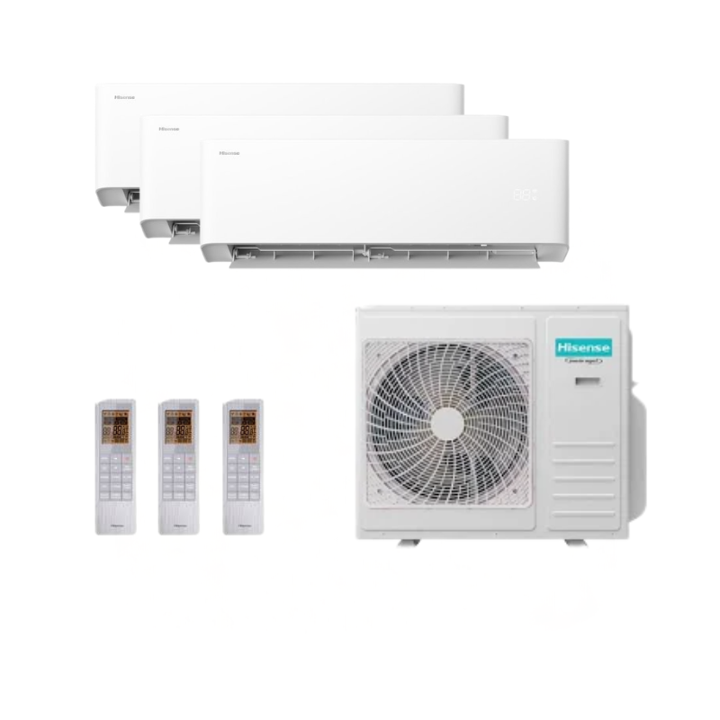 Hisense Unipure Multisplit Klimaanlage für 3 Räume
