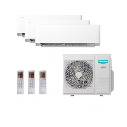 Hisense Unipure Multisplit Klimaanlage für 3 Räume