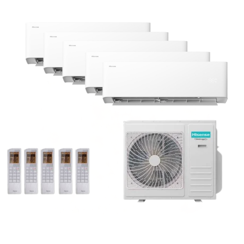 Hisense Unipure Multisplit Klimaanlage für 5 Räume