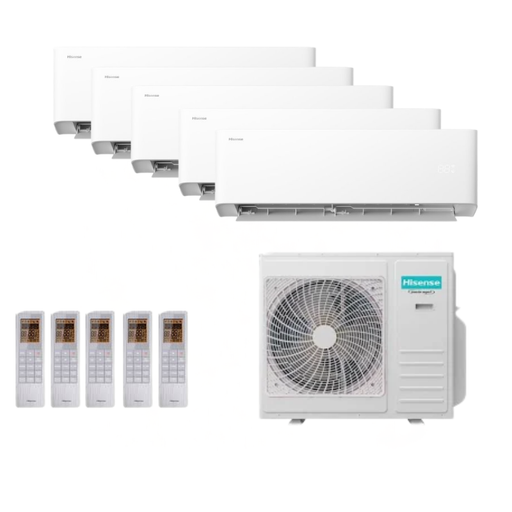 Hisense Unipure Multisplit Klimaanlage für 5 Räume