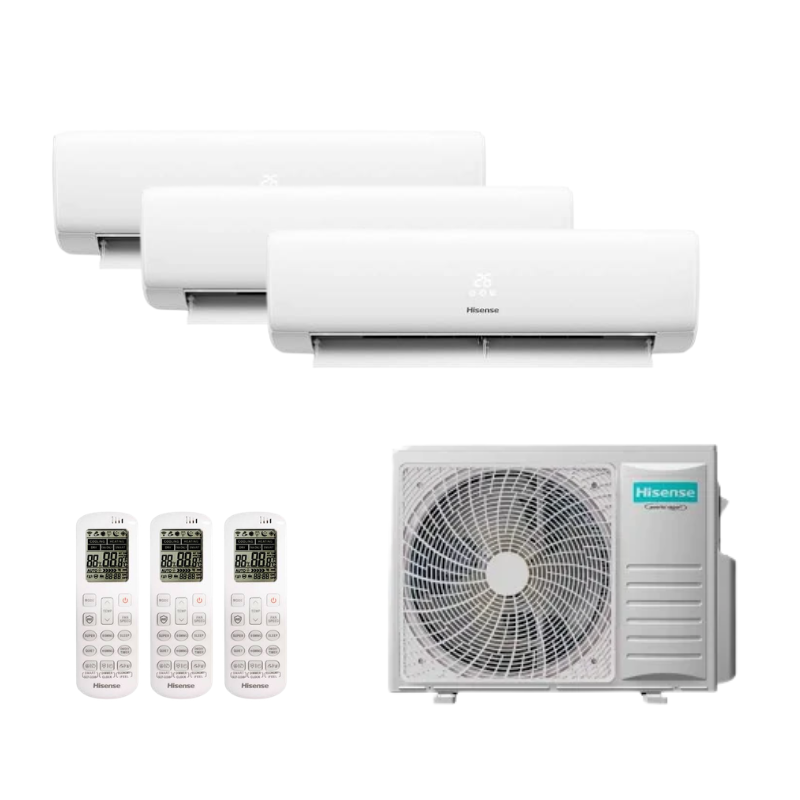 Hisense Wings Comfort Multisplit Klimaanlage für 3 Räume