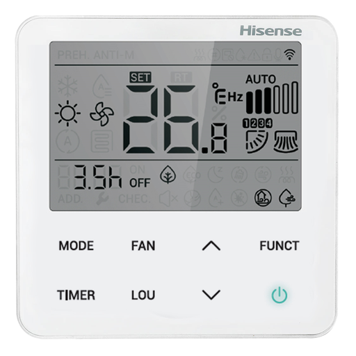 Hisense YXE-C01U2 (E) Kabelfernbedienung für RAC/PAC