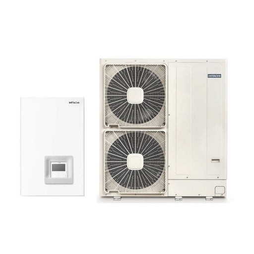 Hitachi Yutaki H - Split Luft-Wasser-Wärmepumpe - A+++ – 11.0 kW – HWM‐WE / RASM‐4VRW1E by Hitachi
