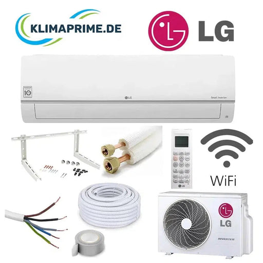 LG Klimaanlage Komplett Set Kaufen Wandgerät 5,0 kW - S18ET.NSK + Außengerät S18ET.UL2 R32