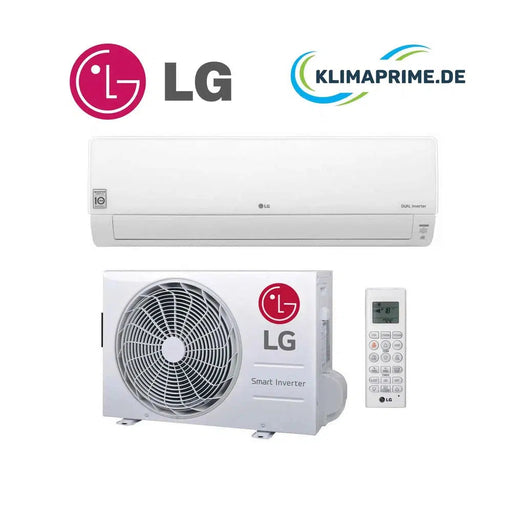 LG Klimaanlage Set 2,5 kW - 6,6 kW Wandgerät DELUXE Wi-Fi DC09RK NSJ / DC09RK UL2 - inkl. UV Lampe