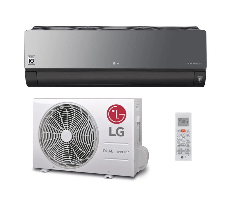 LG ARTCOOL Mirror Black Split-Klimaanlage Wandgerät