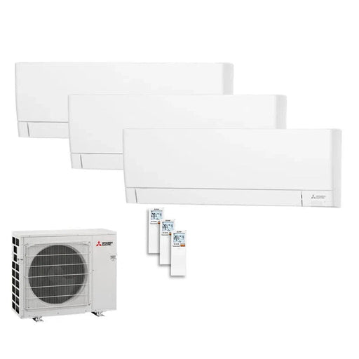 Mitsubishi Electric Klimaanlage Set 1,5/2,5 kW - MSZ-AY15VGKP + 2 x MSZ-AY25VGK + MXZ-3F54VF4