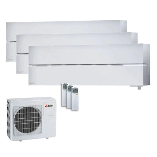 Mitsubishi Electric Klimaanlage Set - MSZ-LN18VG2W + MSZ-LN25VG2W + MSZ-LN35VG2W + MXZ-3F54VF4