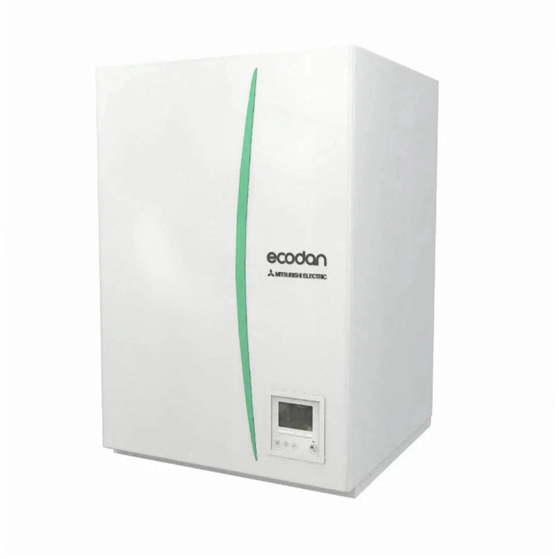Mitsubishi Electric - Monoblock Wärmepumpe Set7.21 5,0 kW Heizen Ecodan Power Inverter mit Hydromodul mit 9,0 kW Heizstab PUZ-WM50YAA + EHSD-YM9ED