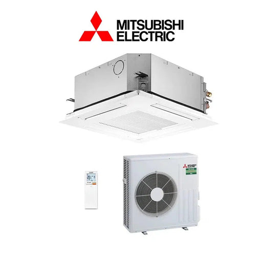 Mitsubishi Electric Set Deckenkassette Euroraster 4,6 kW - Innengerät SLZ-M50FA2 + Außengerät SUZ-M50VA R32 Klimaanlage