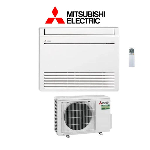 Mitsubishi Electric Set Truhengerät 3,5 kW - MFZ-KT35VG + Außengerät SUZ-M35VAR1 R32 Klimaanlage