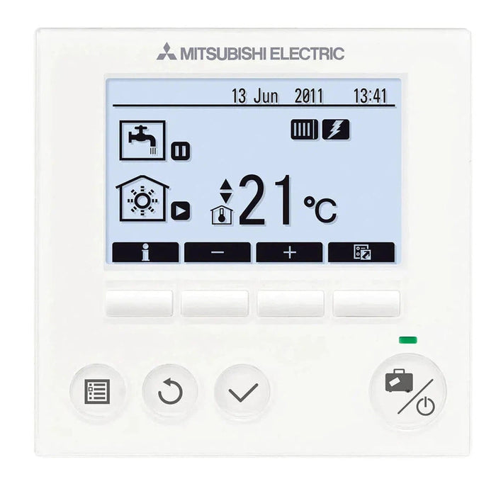 Mitsubishi Electric Split Wärmepumpe Set 12,0 kW Heizen Zubadan Inverter mit Hydromodul EHSD-YM9ED + PUD-SHWM120VAA