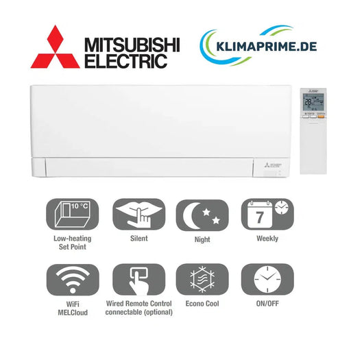 Mitsubishi Electric Wandgerät 2,5 kW - 5,0 kW WIFI MSZ-AY25VGK - inkl. Wifi