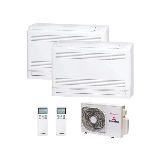 Mitsubishi Heavy Industries Set 2x Truhengeräte 2,5 kW - SRF25ZS-W + Außengerät SCM40ZS-W R32 Klimaanlage by Mitsubishi Heavy
