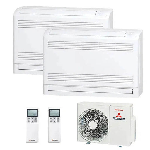 Mitsubishi Heavy Industries Set 2x Truhengeräte 3,5 kW - SRF35ZS-W + Außengerät SCM60ZS-W R32 Klimaanlage by Mitsubishi Heavy
