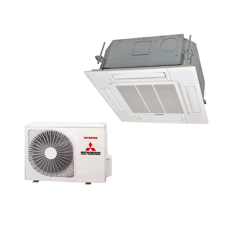 Mitsubishi Heavy Industries Set Deckenkassette Euroraster Komfoprtpaneel 5,0 kW - FDTC50VH + Außengerät SRC50ZS-W1 R32 Klimaanlage