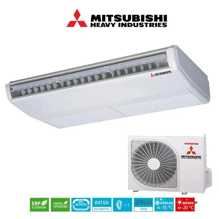 Mitsubishi Heavy Industries Set Deckenunterbaugerät 6,0KW - FDE60VH + Außengerät SRC60ZSX-W R32 Klimaanlage