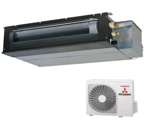 Mitsubishi Heavy Industries Set Kanalgerät 2,5KW - SRR25ZS-W + Außengerät SRC25ZS-W1 R32 Klimaanlage