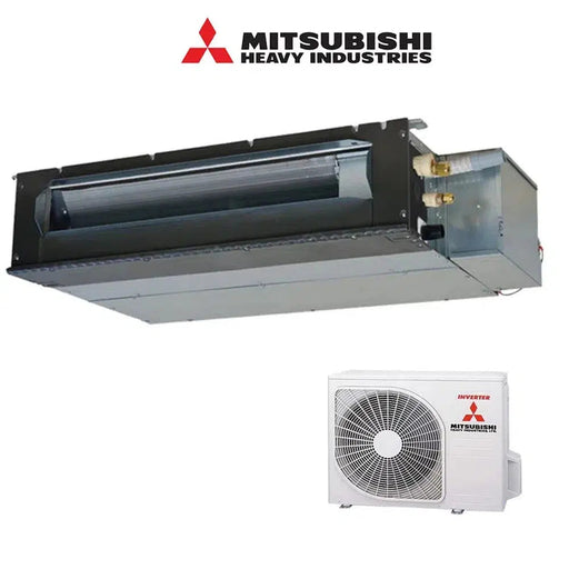 Mitsubishi Heavy Industries Set Kanalgerät 2,5KW - SRR25ZS-W + Außengerät SRC25ZS-W1 R32 Klimaanlage