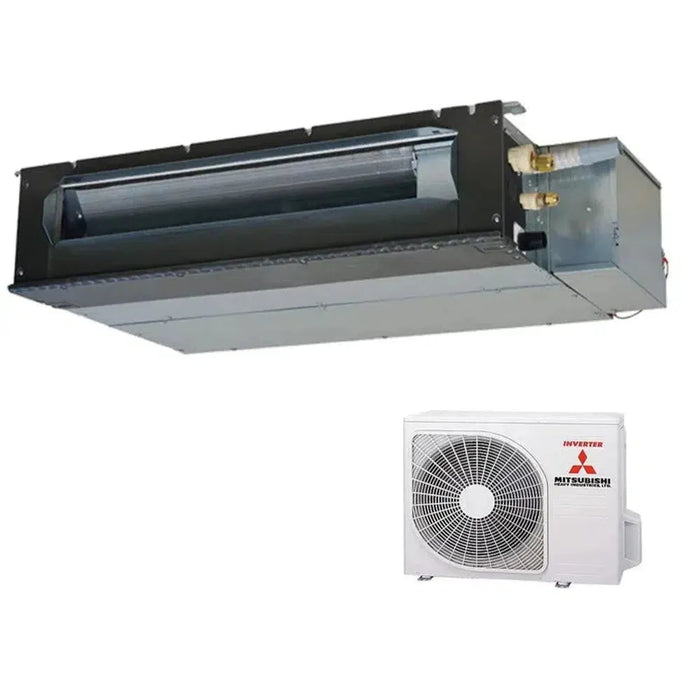 Mitsubishi Heavy Industries Set Kanalgerät 2,5KW - SRR25ZS-W + Außengerät SRC25ZS-W1 R32 Klimaanlage

