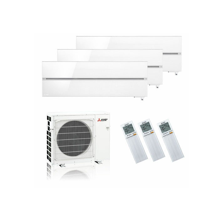 Mitsubishi Electric MSZ‑LN (Diamond) Multisplit Klimaanlage 3 × Wandgerät + Außeneinheit – 3 Innengeräte

