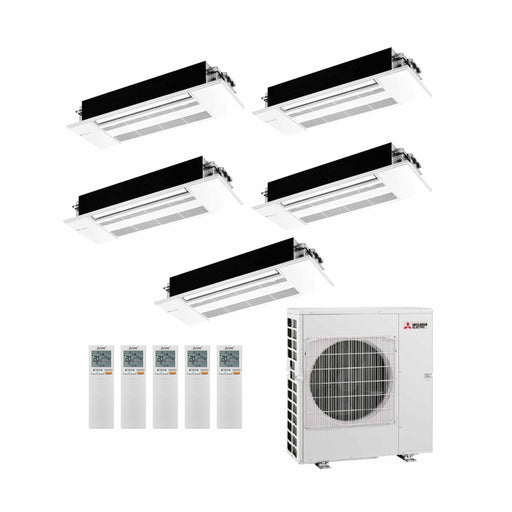Mitsubishi Electric MLZ‑KP Multisplit Klimaanlage 5 × Deckenkassette 1‑Wege + Außeneinheit – 5 Innengeräte – 2.5 + 2.5 + 2.5 
