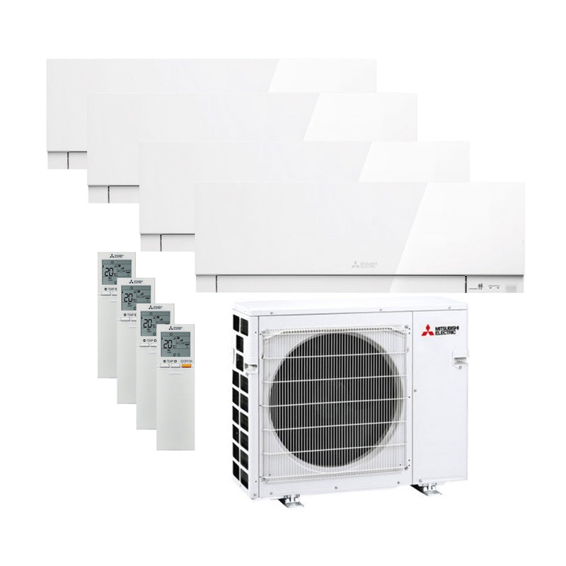 Mitsubishi Electric Premium MSZ-EF Multisplit-Klimaanlage – 4 Inneneinheiten + 1 Außengerät
