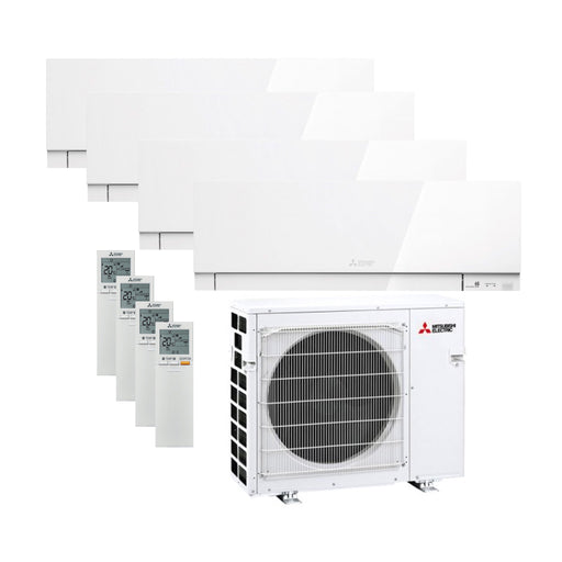 Mitsubishi Electric Premium MSZ-EF Multisplit-Klimaanlage – 4 Inneneinheiten + 1 Außengerät – 1.8 kW + 1.8 kW + 1.8 kW + 1.8 
