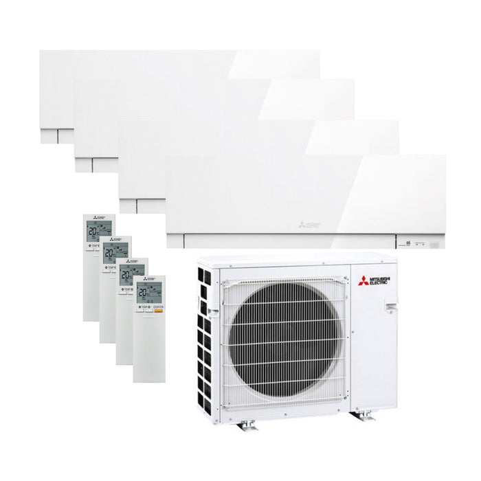 Mitsubishi Electric Premium MSZ-EF Multisplit-Klimaanlage – 4 Inneneinheiten + 1 Außengerät
