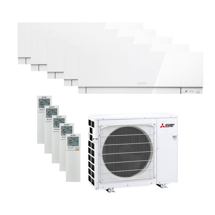 Mitsubishi Electric Premium MSZ-EF Multisplit-Klimaanlage – 5 Inneneinheiten + 1 Außengerät
