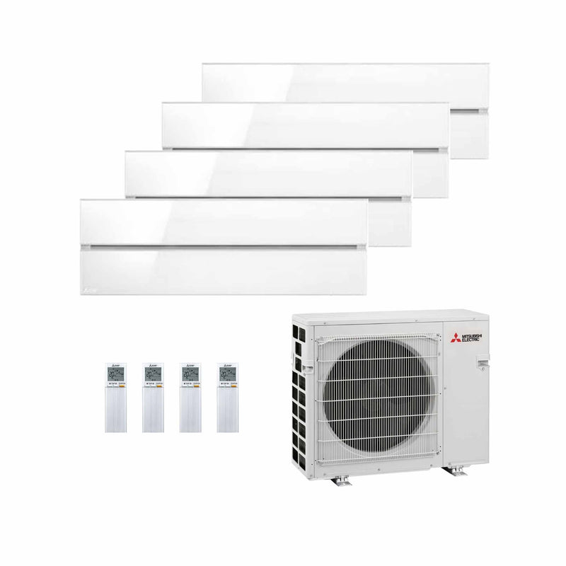 Mitsubishi Electric MSZ‑LN (Diamond) Multisplit Klimaanlage 4 × Wandgerät + Außeneinheit – 4 Innengeräte