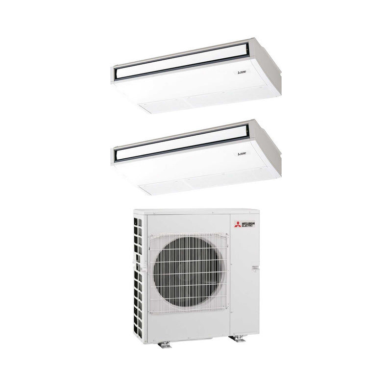 Mitsubishi Electric PCA‑M Multisplit Klimaanlage 2 × Deckenunterbaugerät + Außeneinheit – 2 Innengeräte