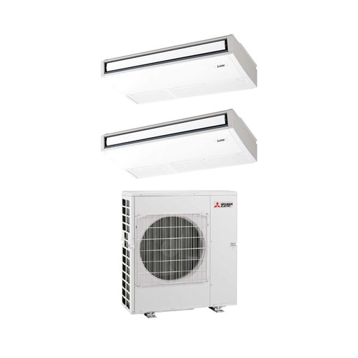 Mitsubishi Electric PCA‑M Multisplit Klimaanlage 2 × Deckenunterbaugerät + Außeneinheit – 2 Innengeräte – 3.5 kW + 3.5 kW + A
