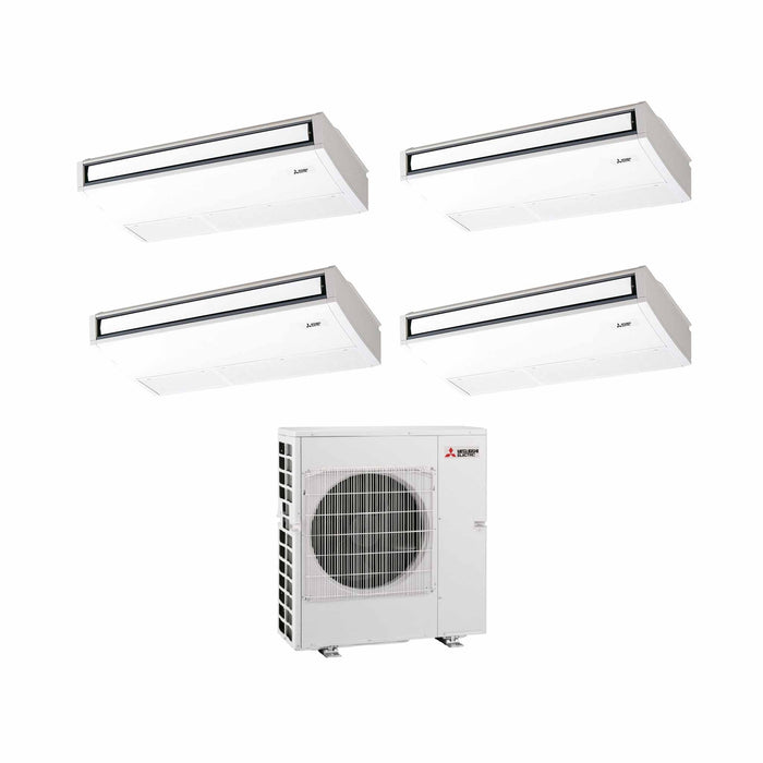 Mitsubishi Electric PCA‑M Multisplit Klimaanlage 4 × Deckenunterbaugerät + Außeneinheit – 4 Innengeräte
