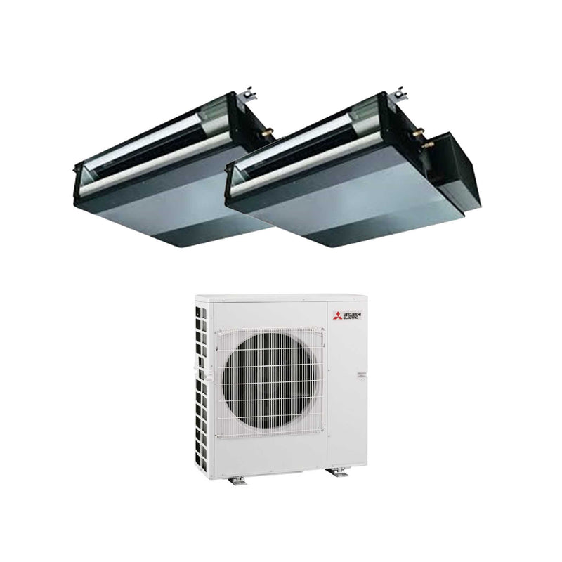 Mitsubishi Electric SEZ‑M Multisplit Klimaanlage 2 × Kanalgerät + Außeneinheit – 2 Innengeräte