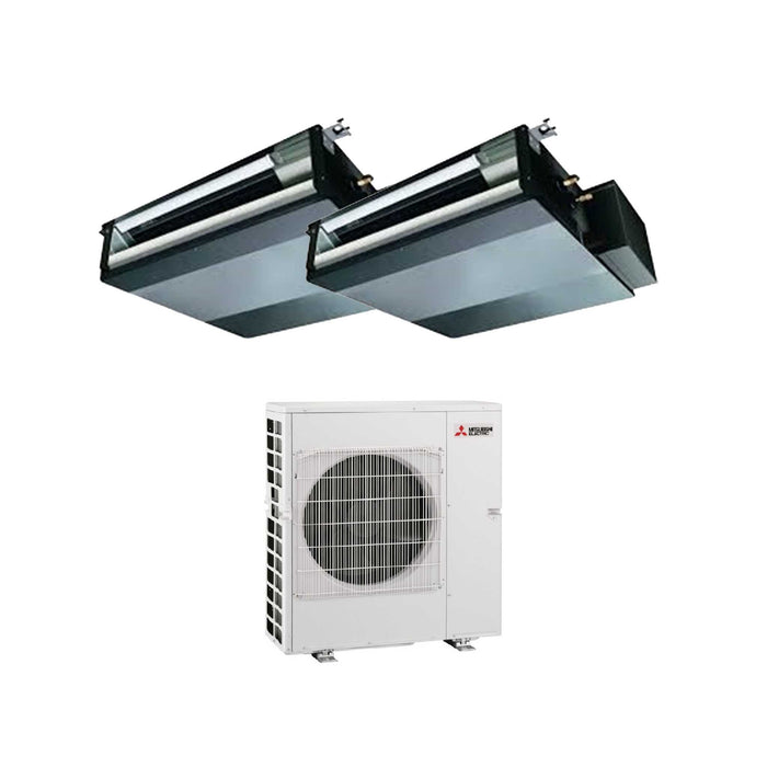 Mitsubishi Electric SEZ‑M Multisplit Klimaanlage 2 × Kanalgerät + Außeneinheit – 2 Innengeräte
