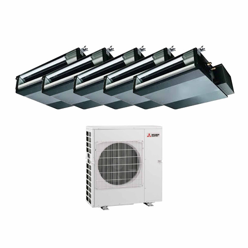Mitsubishi Electric SEZ‑M Multisplit Klimaanlage 5 × Kanalgerät + Außeneinheit – 5 Innengeräte