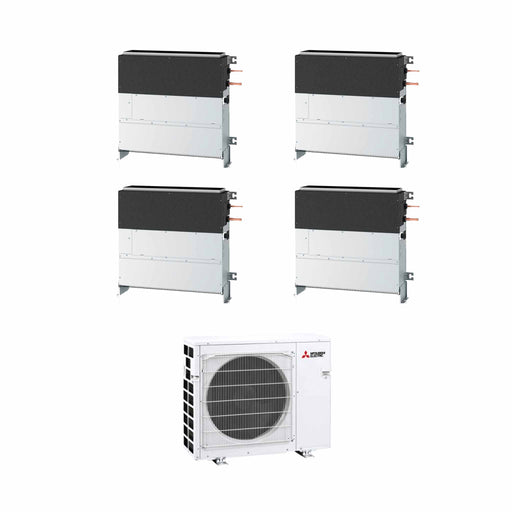 Mitsubishi Electric SFZ‑M Multisplit Klimaanlage 4 × Bodengerät verdeckt + Außeneinheit – 4 Innengeräte – 2.5 + 2.5 + 2.5 + 2
