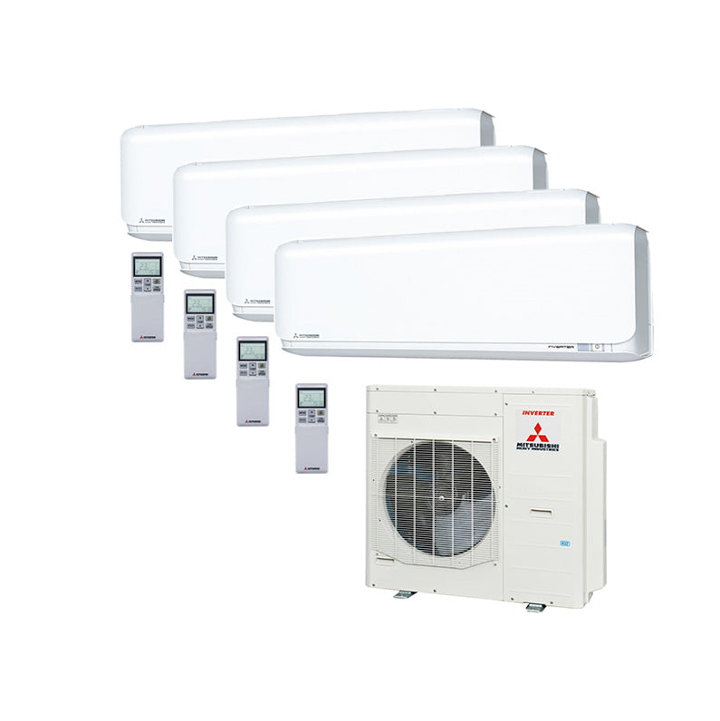 Mitsubishi Heavy - SRK-ZSX Multisplit Heizsystem für 4 Räume