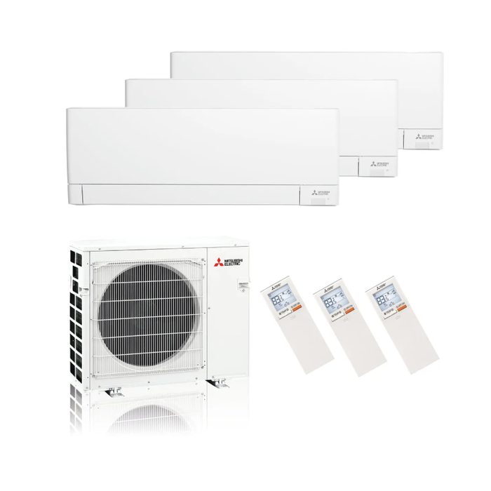 Mitsubishi Electric MSZ-AY Multi-Split-Klimaanlage – 3 x Wandgerät + 1 Außengerät inkl. Wifi
