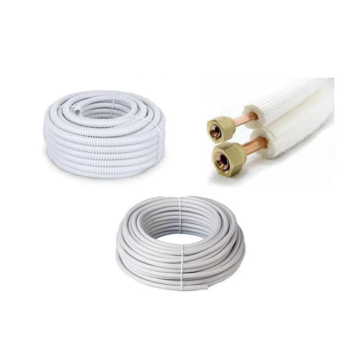 Montage Set für Klimaanlage &amp; Wärmepumpe Kältemittelleitung 6mm/10mm (GEBÖRDELT)
