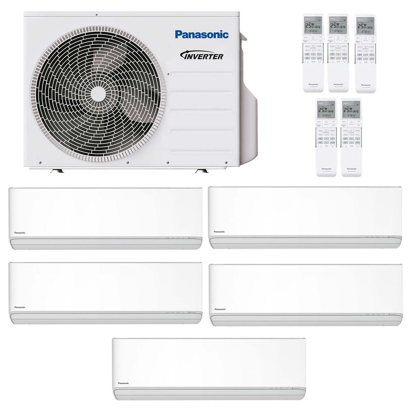 Panasonic - Etherea TZ – Multisplit-Klimaanlage (5 × Wandgerät + Außeneinheit)