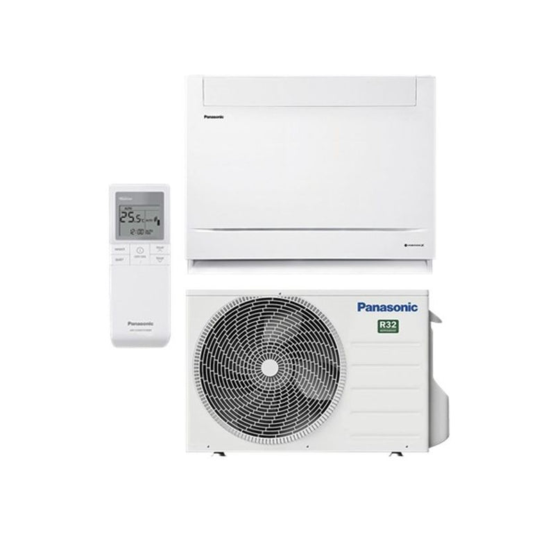 PanasonicKonsoleSplitKlimaanlage_Truhengeraet_R32_WLANoptional