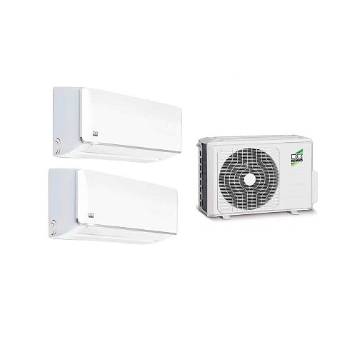 Remko Klimaanlage Set 2 x Wandgeräte 2,3 kW / 2,6 kW - MXW 204 / MXW 264 + Außengerät MVT 603 DC