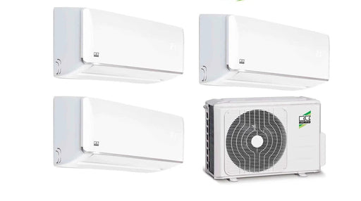 Remko Klimaanlage Set 3 x Wandgeräte / 3 x 3,5 kW / MXW 354 + Außengerät MVT 1053 DC